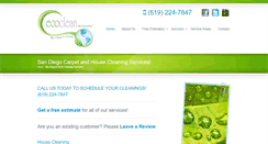 Desktop Screenshot of ecocleanservices.com